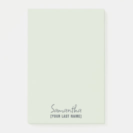 Feminine Minimalist Notepad | Dusty Sage ポストイット