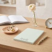Feminine Minimalist Notepad | Dusty Sage ポストイット