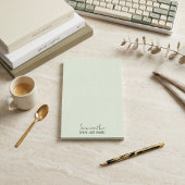 Feminine Minimalist Notepad | Dusty Sage ポストイット