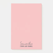 Feminine Minimalist Notepad | Rose Beige ポストイット (正面)