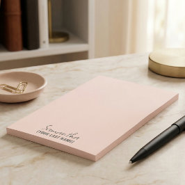 Feminine Minimalist Notepad | Rose Beige ポストイット
