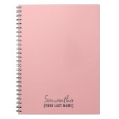 Feminine Minimalist | Rose Beige ノートブック (正面)