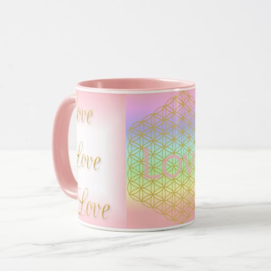 feminine oneness Tasse マグカップ (正面左)