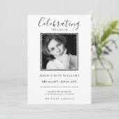 Feminine Photo "Celebrating The Life Of"  招待状 (スタンド正面)