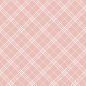 Feminine Plaid Towel Elegant Rose Gold Accent バスタオルセット
