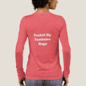 Feminine Rage トライブレンドTシャツ (背面)