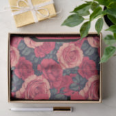 Feminine Rose Floral 90Th Birthday 薄葉紙 (ギフト)