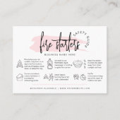 Feminine Wax Fire Starters Safety Instructions 名刺 (正面)