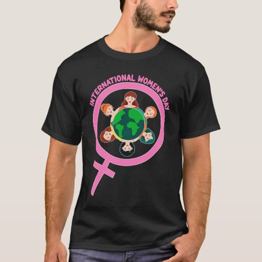 Feminism and Gender Equality International Women's Tシャツ (正面)
