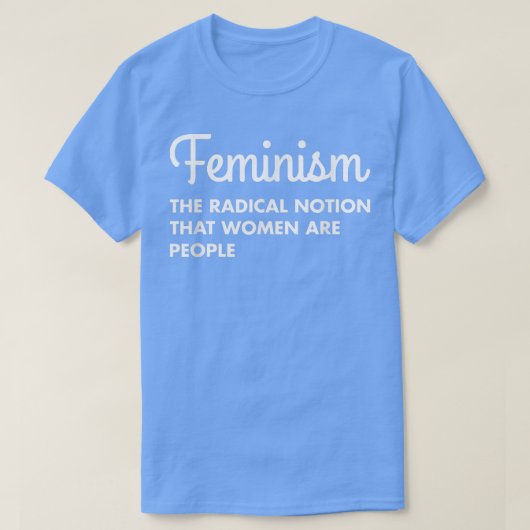 Feminism Definition Feminist1094 Tシャツ (デザイン正面)