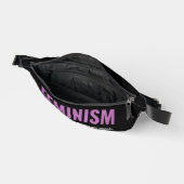 Feminism On The Go - Statement Fanny Pack ファニーパック (見開き)