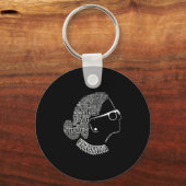 Feminism Quotes Feminist Womens Rights キーホルダー (正面)