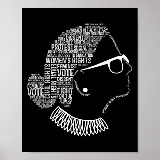 Feminism Quotes Feminist Womens Rights  ポスター (正面)