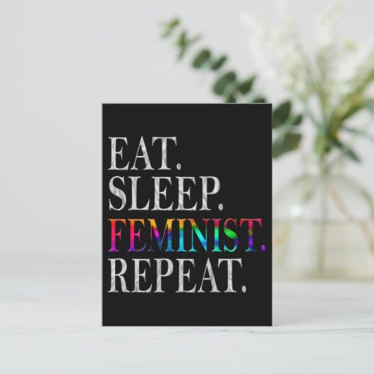 Feminist ポストカード (スタンド正面)