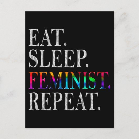 Feminist ポストカード (正面)