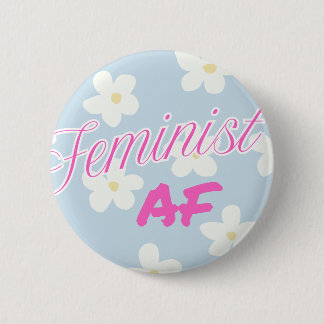 Feminist AF - button 缶バッジ