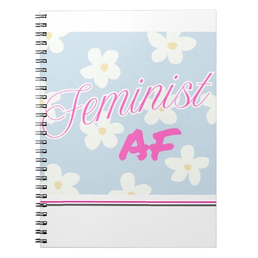 Feminist AF journal ノートブック (正面)