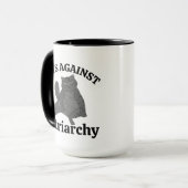 Feminist Cat Mom Whimsy Funny Mystical Whimsical マグカップ (正面左)