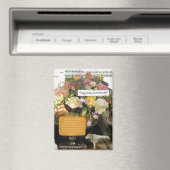 Feminist Collage Wall Art Abstract Decor マグネット (インサイチュ (食洗機))