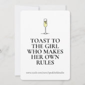 Feminist Gift Card Sassy Quote for Confident Women シーズンカード (正面)