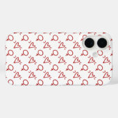 Feminist Heart Symbol Girl Power iPhone Case Case-Mate iPhoneケース (裏面 (横))