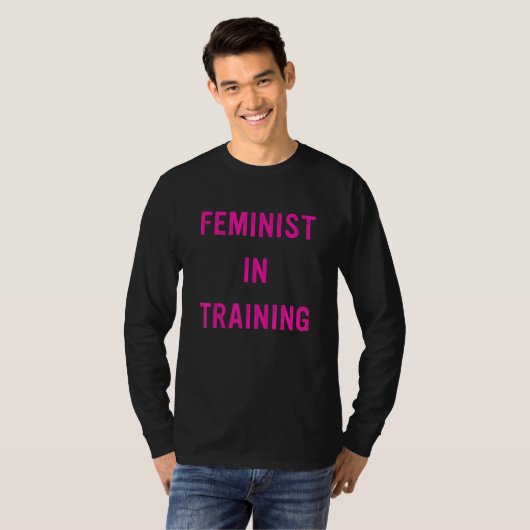 Feminist In Training Women's Rights Tシャツ (正面フル)