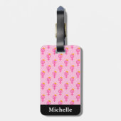 Feminist Pink ラゲッジタグ (裏面縦)