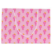 Feminist Pink ラージペーパーバッグ (裏面)