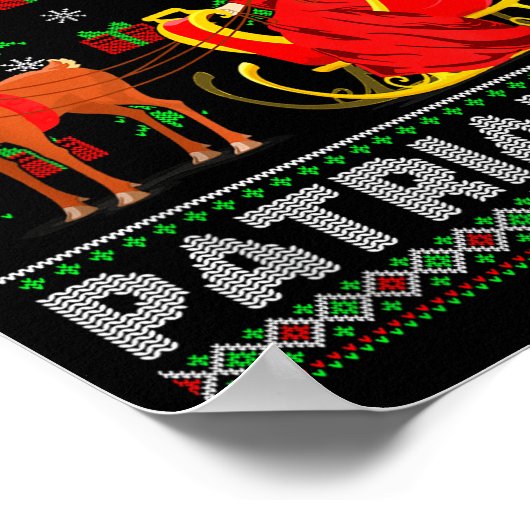 Feminist Ruth Bader Ginsburg Rbg Xmas Sleigh The P ポスター (角)