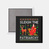 Feminist Ruth Bader Ginsburg Rbg Xmas Sleigh The P マグネット (正面/裏面)