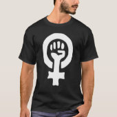 Feminist Symbol Protester Support Resist Fist Wome Tシャツ (正面)