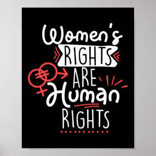 Feminist Women's Rights Are Human Rights ポスター