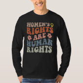 Feminist Women's Rights Are Human Rights Tシャツ (正面)