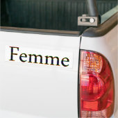 Femmeのバンパーステッカー バンパーステッカー (トラック上)