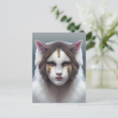 Femme-chat déesse nordique ポストカード (スタンド正面)