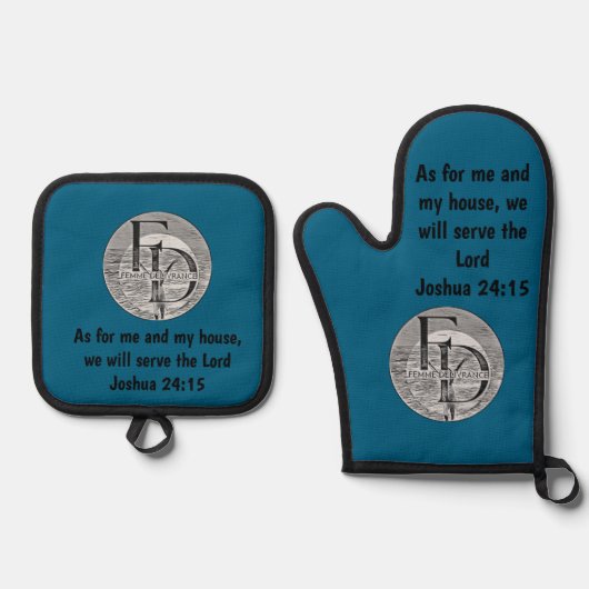 Femme Delivrance  鍋つかみ&鍋敷きセット (正面)