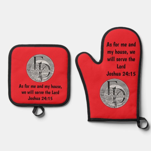 Femme Delivrance  鍋つかみ&鍋敷きセット (正面)