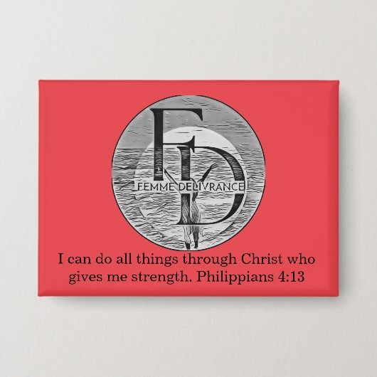 Femme Delivrance Button 缶バッジ (正面)