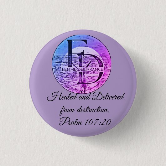 Femme Delivrance Button 缶バッジ (正面)