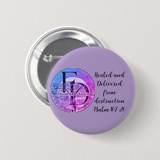 Femme Delivrance Button 缶バッジ (正面&裏面)
