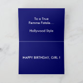 Femme Fataleのバースデー・カード カード (内部)