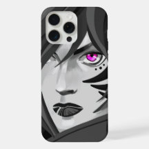 Femme guerrière tatouée, portrait en noir et blanc