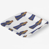 Femme marocaine en Motif Caftan ペーパープレート (傾斜あり)