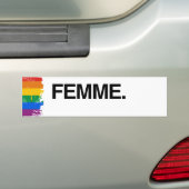 FEMME - .png バンパーステッカー (車上)