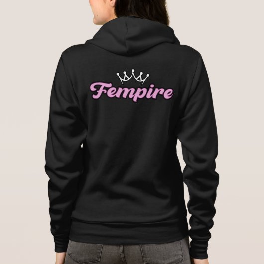 FEMPIRE Logo Front & Back Pink パーカ (裏面)