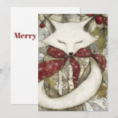 Fen the Fox | Woodland Whimsy Holiday Card シーズンカード (正面/裏面)