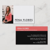 fena flowers ：大学院 コーリングカード (正面/裏面)