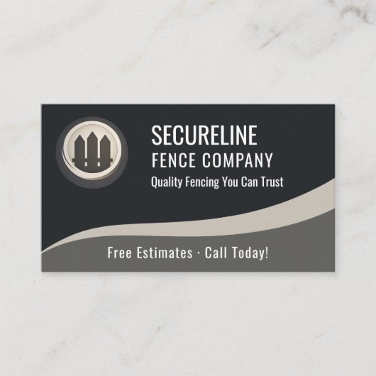 Fence Builder QR Code Professional 名刺 (正面)