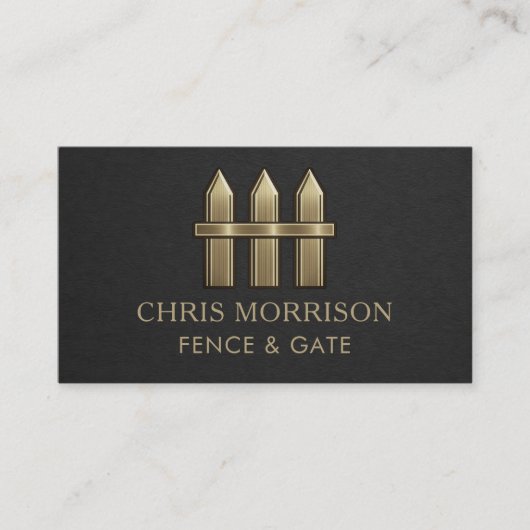 Fence & Gate Business Card 名刺 (正面)