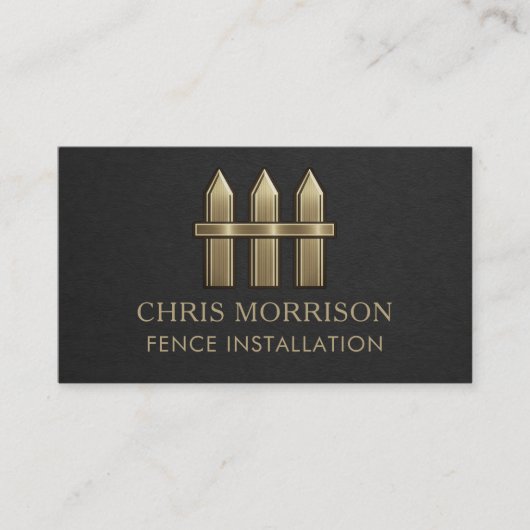 Fence Installation Business Card 名刺 (正面)